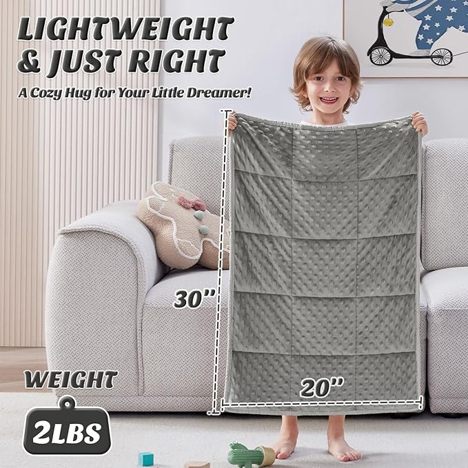 anfie Weighted Blanket Kids Weighted Blanket Cooling Blanket - Image 3