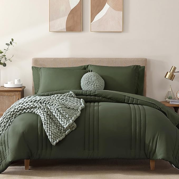 Monbix Oversized Queen Size Comforter Set by Monbix