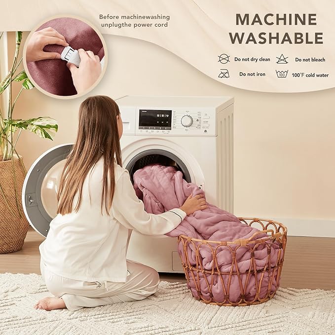 Homemate Electric Heated Blanket Queen Size - Image 7