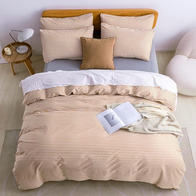 JELLYMONI Twin Duvet Cover Set, Cotton Duvet Cover 2 Pieces - Image 3