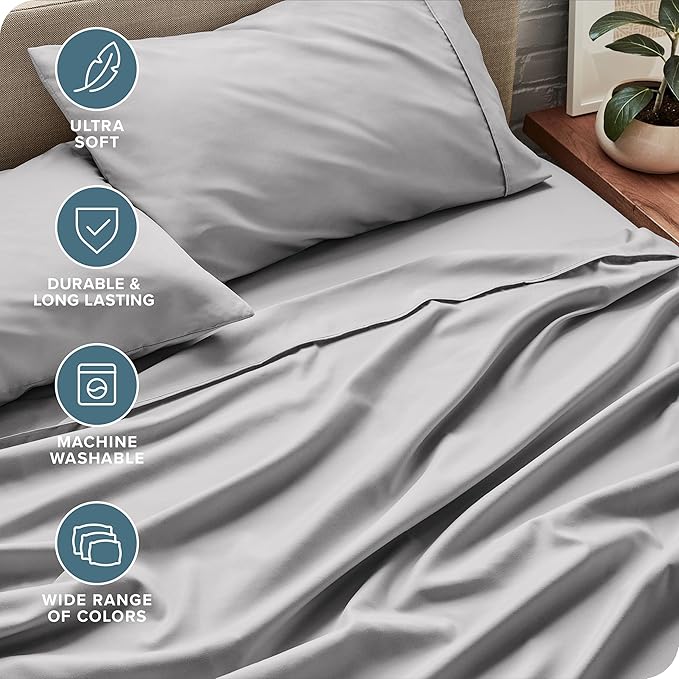 Bare Home Queen Sheet Set - Image 4