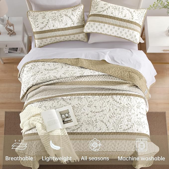 DJY Striped Quilt Set King Size - Image 4