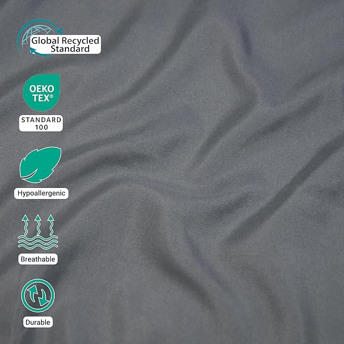 ZPECC Bulk Flat Sheets Only Full Size 6 Pack, Easy Sort Top Bed Sheet by - Image 4