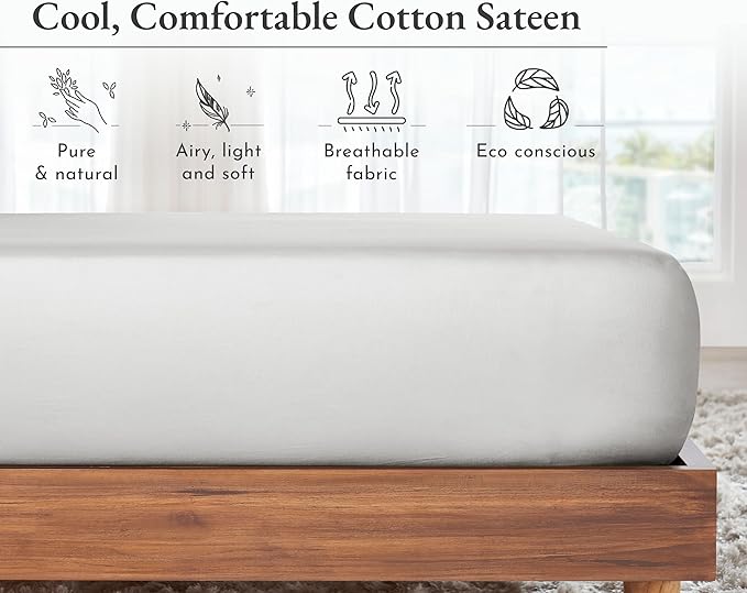 California Design Den 100% Cotton Twin XL Fitted Sheet Only - Image 7
