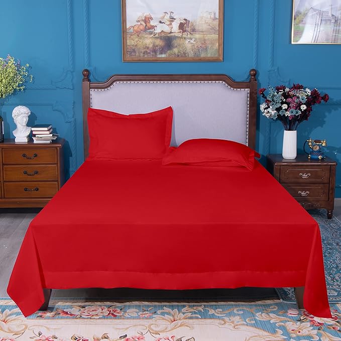 NTBAY California King Flat Sheet Only - Image 4
