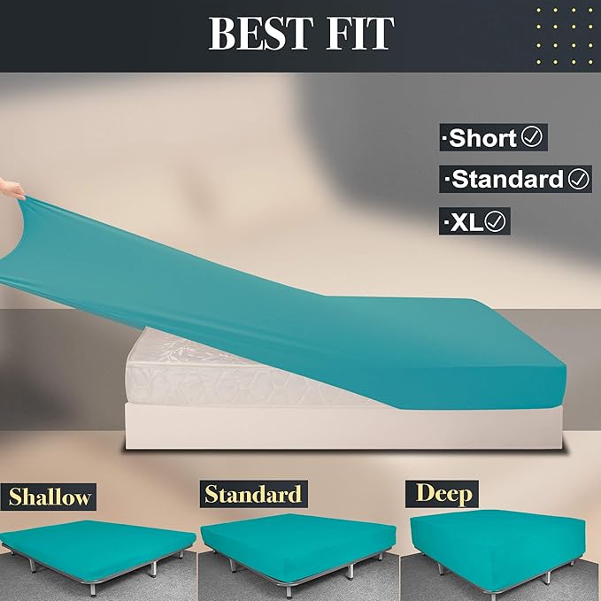 Stretch Full Fitted Sheet Only - Image 4