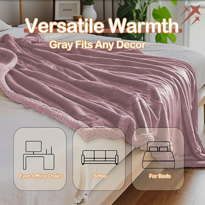 Electric Heated Blanket Throw Size 50" x 60" - Image 5