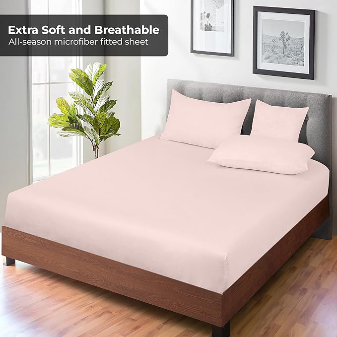 Royale Linens Fitted Sheet California King - Image 4