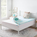 Linenspa 3 Inch Swirl Gel Memory Foam Mattress Topper, Twin XL Size – Cooling by Linenspa