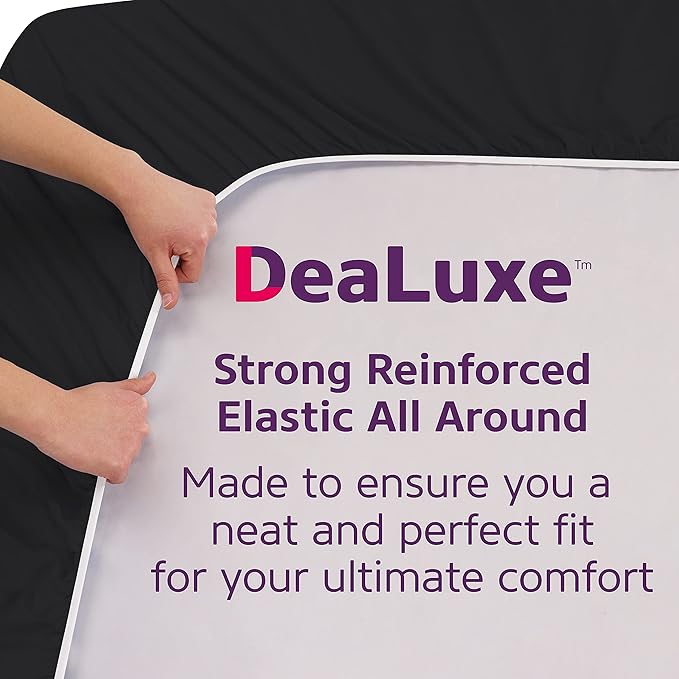 Full Fitted Sheet – Deep Pocket Full Size Fitted Sheets Only Real 16” Fitted - Image 4
