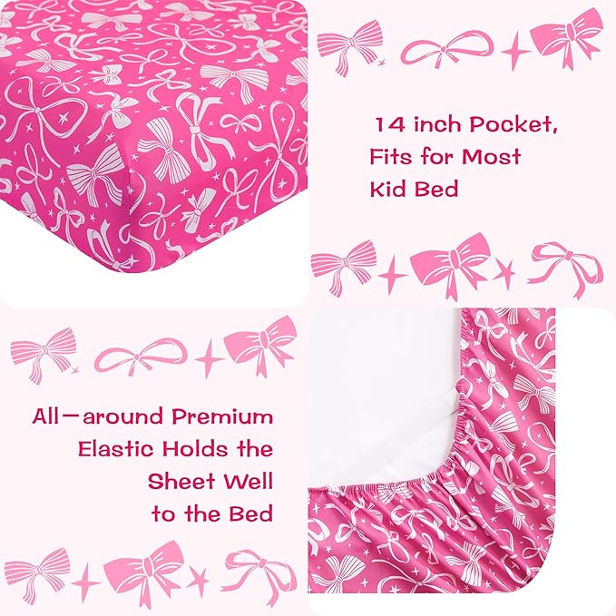lasoftan Kids Sheet Set Twin Size, Twin Sheet Set - Image 3