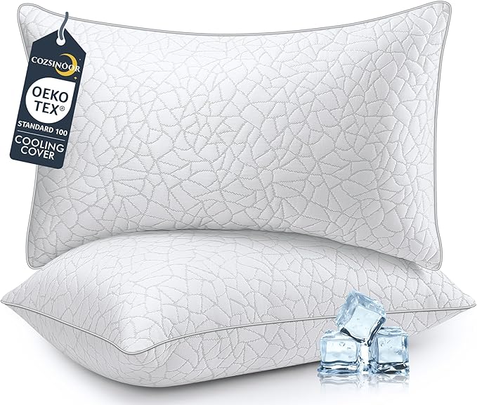 COZSINOOR Bed Pillows Queen Size by COZSINOORBEDDING