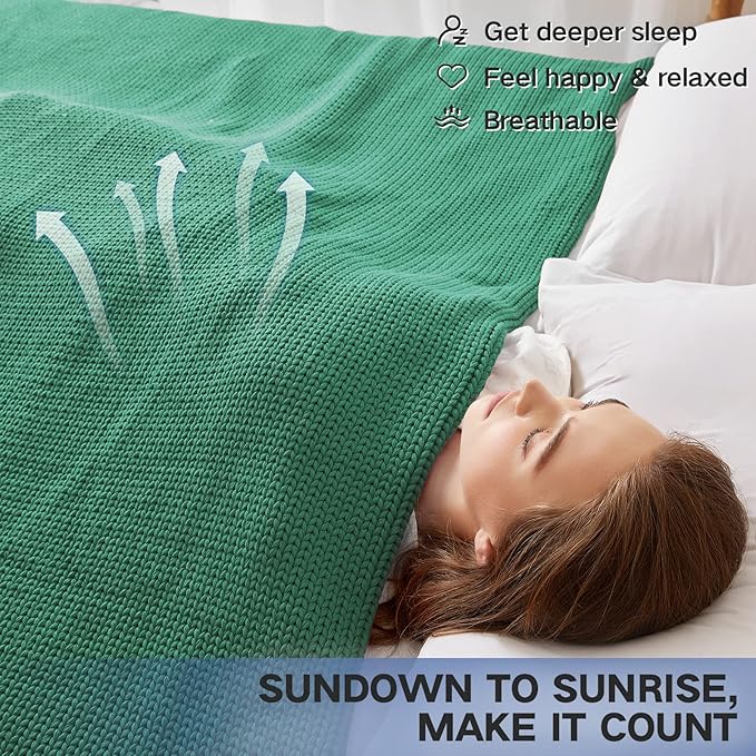 Guohaoi Knitted Weighted Blanket - Image 6