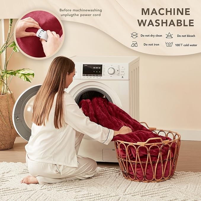 Homemate Heated Blanket Electric Throw - Image 8