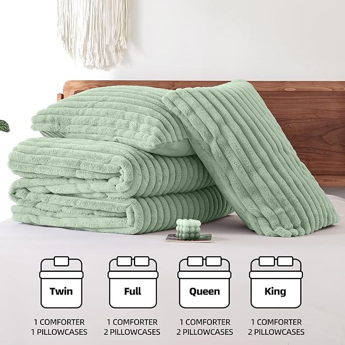 Smoofy Fluffy Twin Comforter Sets 2 Pieces - Image 7