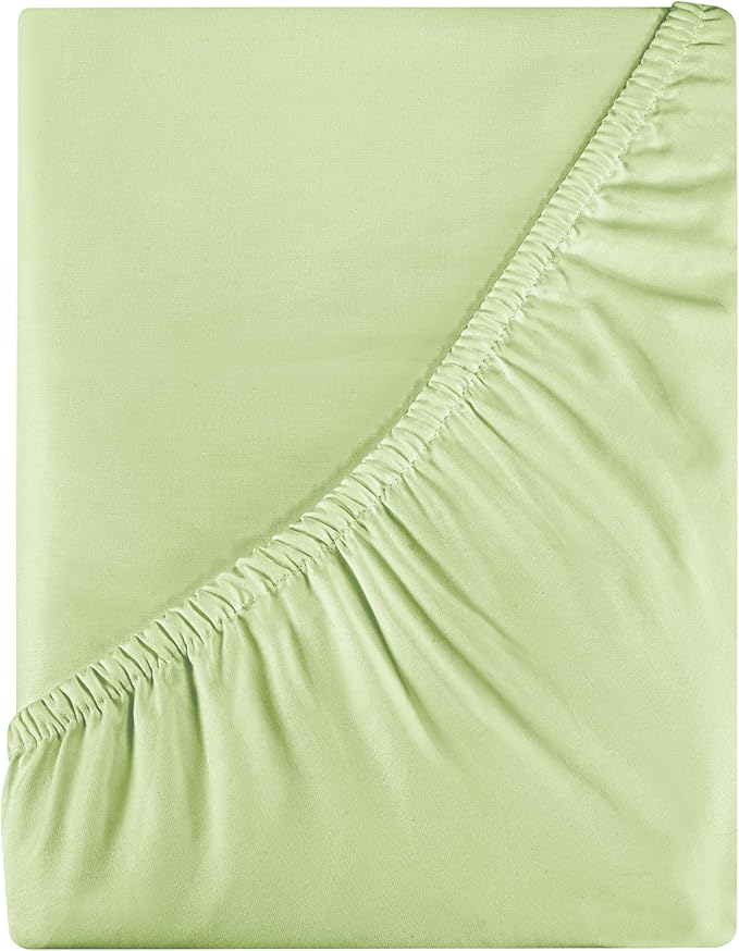 Royale Linens 400 Thread Count 100% American Grown Cotton Fitted Sheet Queen by ROYALELINENS