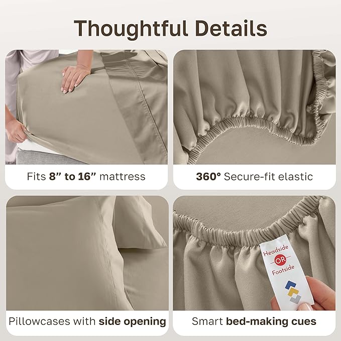 California Design Den Queen Size Sheet Set - Image 6