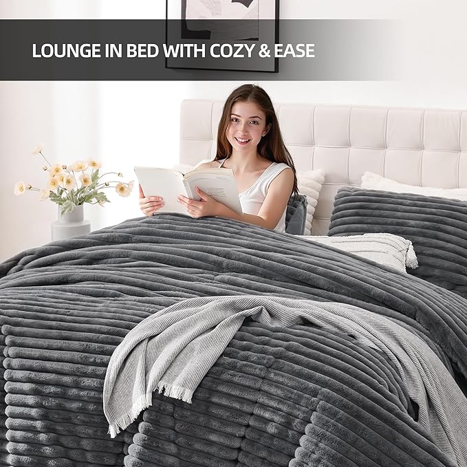 Smoofy Fluffy Twin Comforter Sets 2 Pieces - Image 6
