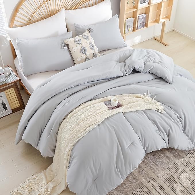 weigelia Light Grey Comforter Set King Size - Image 2
