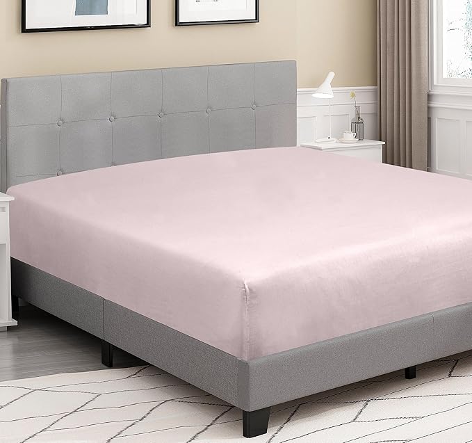 ROYALE LINENS 300 Thread Count 100% Long Staple Combed Cotton Fitted Sheet - Image 3