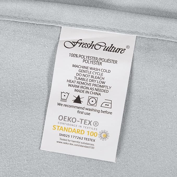FreshCulture Twin Flat Sheets Only 2 Pack - Image 7