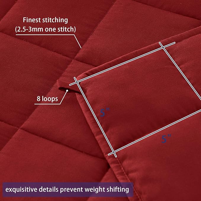 yescool Weighted Blanket for Adults Cooling Heavy Blanket for Sleeping Perfect - Image 4