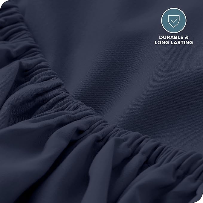 Bare Home Fitted Bottom Sheet Queen Size - Image 5