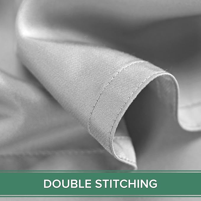 Pure Bamboo Twin Sheets, Genuine 100% Organic Viscose Derived from Bamboo Bed - Image 8