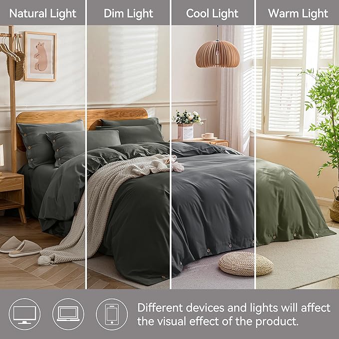 JELLYMONI Cotton Duvet Cover Twin Size - Image 9