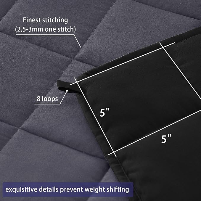 yescool Weighted Blanket for Adults Cooling Heavy Blanket for Sleeping Perfect - Image 6