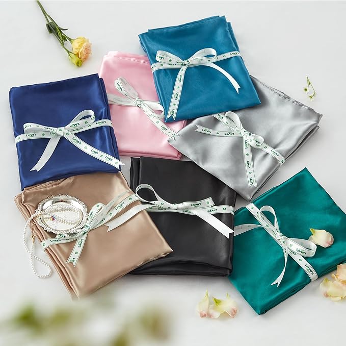 Love's cabin Satin Pillowcase Set of 2 Queen Size 20x30, Cooling Pillow Covers - Image 5