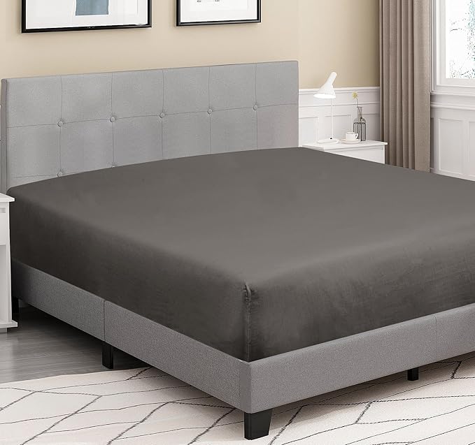 ROYALE LINENS 300 Thread Count 100% Long Staple Combed Cotton Fitted Sheet - Image 3