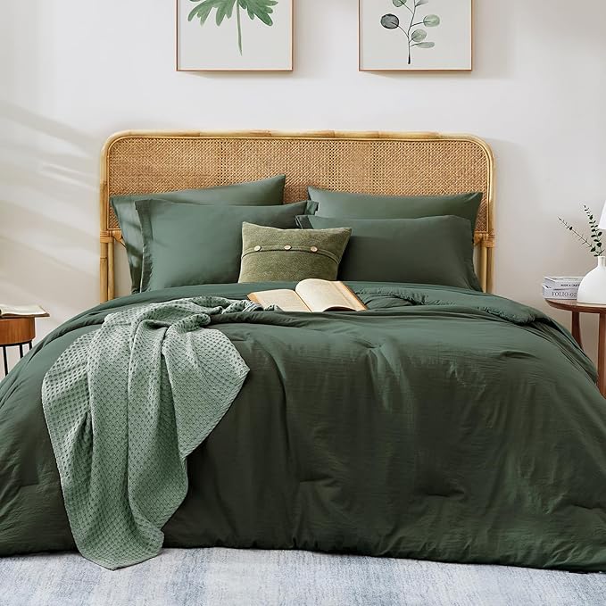 WRENSONGE Twin Comforter Set- 5 Pieces Deep Forest Twin Bed in a Bag, All by WRENSONGE