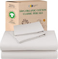 California Design Den 100% Organic Cotton Sheets Queen Size Bed Set by CaliforniaDesignDen