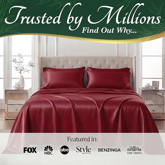 DECOLURE 100% Viscose Derived from Bamboo Sheets Full Size - Image 5