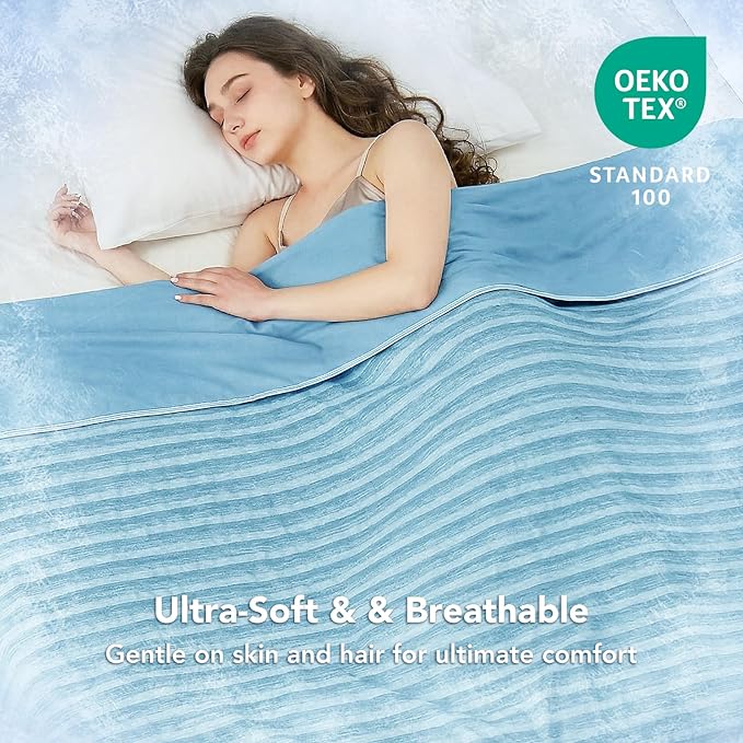 GOHERO Cooling Blanket Queen Size- 90"x90" Summer Cooling Throw Blanket - Image 2