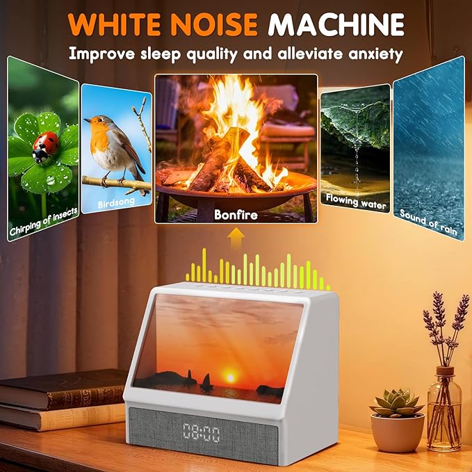 Sunrise Alarm Clock, Wake Up Light Sunlight Alarm Clock - Image 3