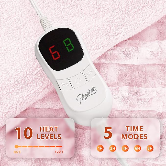Homemate Electric Heated Blanket Twin Size - Image 3