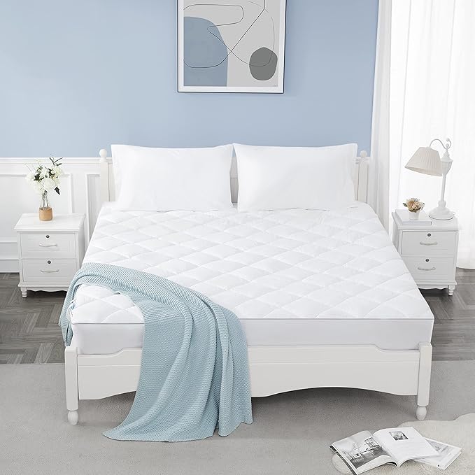 Sunflower Twin Mattress Pad Cover, Cotton Mattress Cover College Dorm - Image 6