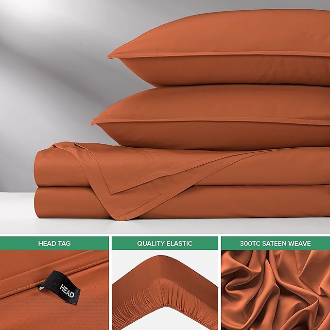 Pure Bamboo King Sheets, Genuine 100% Organic Viscose Derived from Bamboo Bed - Image 6
