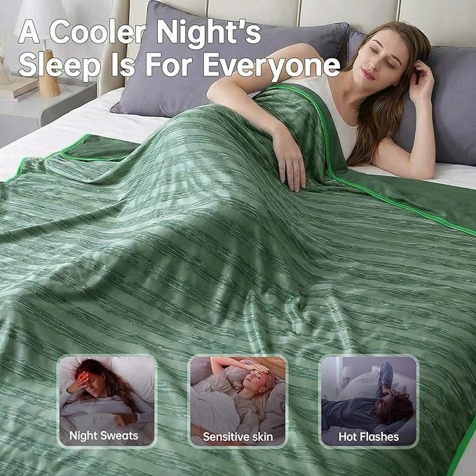 Guohaoi Cooling Blankets for Hot Sleepers, Arc-Chill Q-Max >0.5 Cool Fiber - Image 5