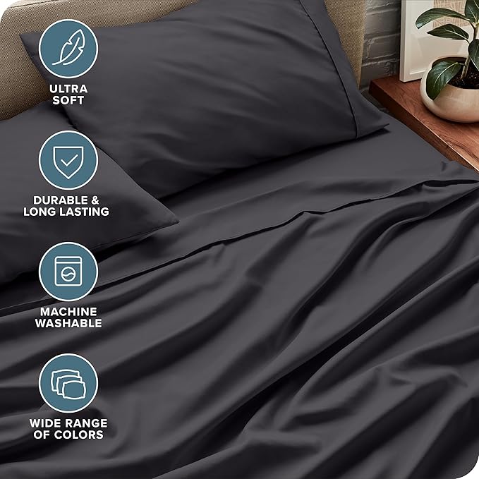 Bare Home California King Sheet Set - Image 4