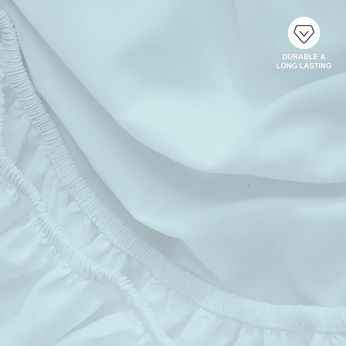 Hotella 100% Microfiber 39"x80" Twin XL Fitted Sheet Only, Hotel Quality Stay - Image 6