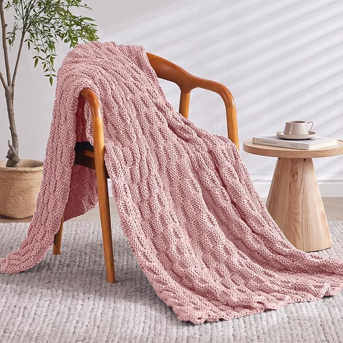 Knitted Weighted Blanket Adults, No Beads Heavy Blanket 36” x 48'' 5lbs - Image 2
