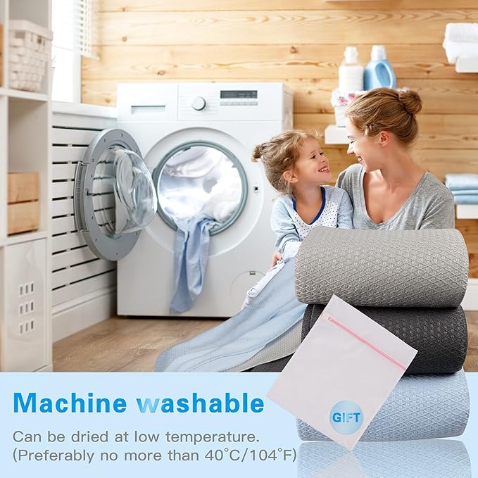 AmyHomie Cooling Blankets, 100% Rayon Derived from Bamboo, Cool Summer Blanket - Image 8