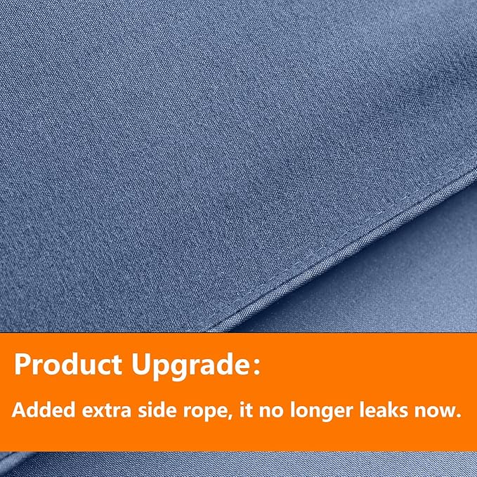 TAIMIT Slate Blue King Comforter Set - Image 3