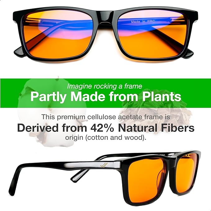 Orange Blue Light Blocking Glasses - Image 2