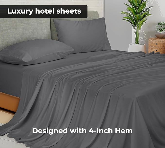 Royale Linens King Flat Sheet - Image 2