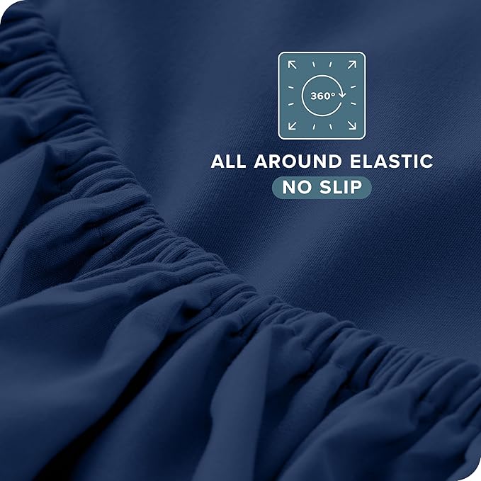 Bare Home Split Head Flex King Sheet Set - Image 7