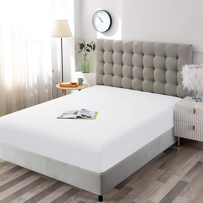 Sfoothome King Fitted Sheet Only, Brushed Microfiber, Extra Soft and Comfortable - Image 2